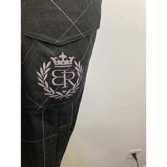 Betty Rides Black Checkered Athletic Snow Winter Pants Women's Size Large L - Picture 4 of 11